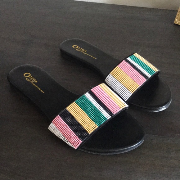 Beaded flat sandals from Lulus - Picture 2 of 3